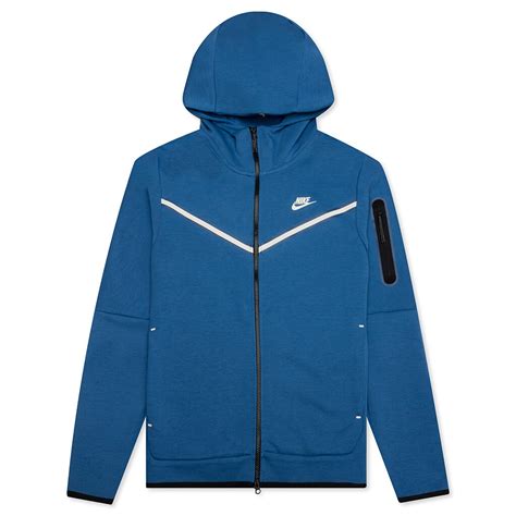 nike tech fleece marina blue